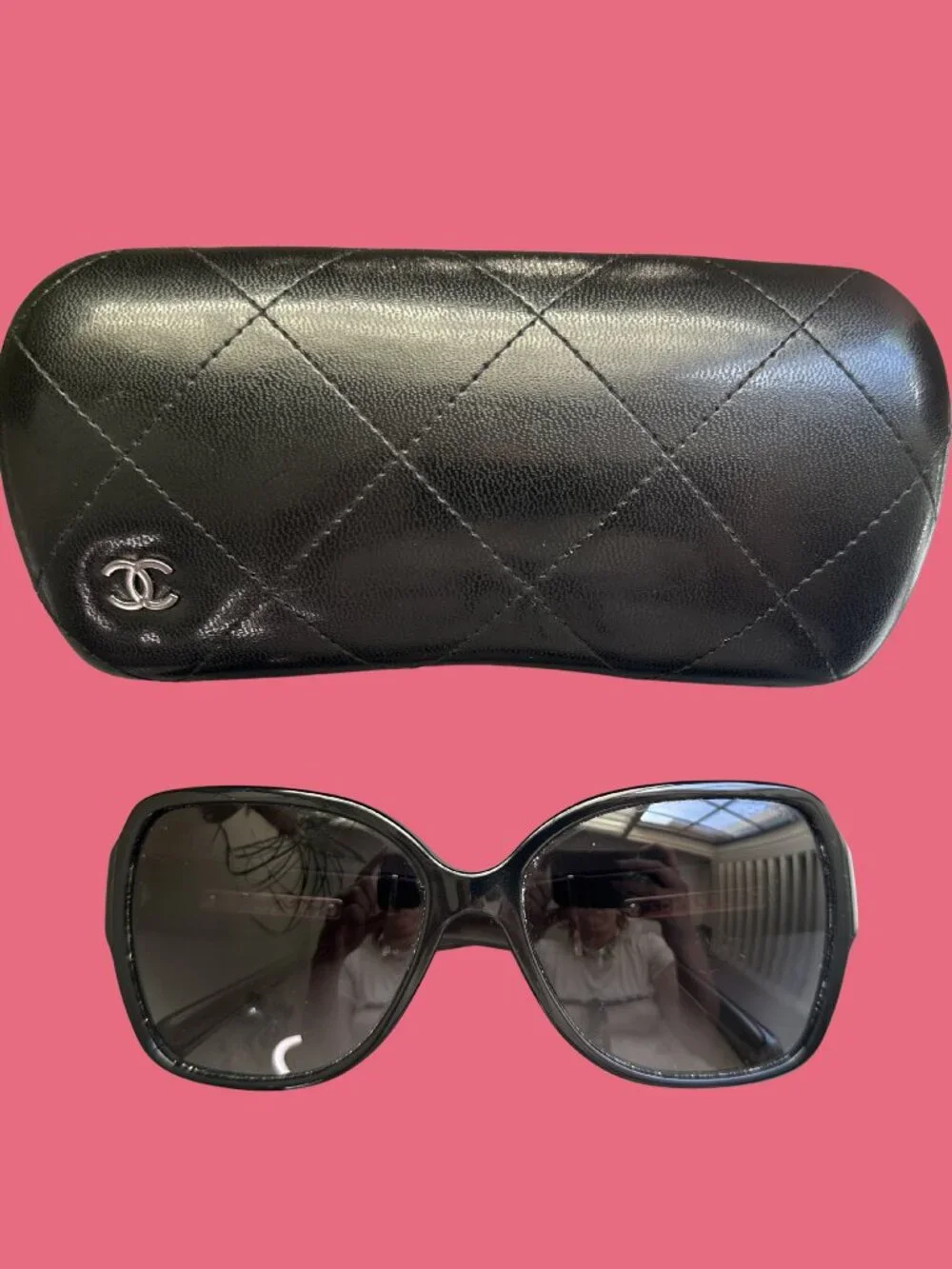 Chanel CC 2000's Sunglasses with case 5230q 1345/3c